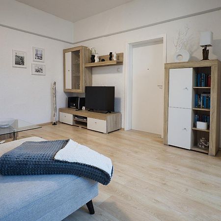Appartamento Haus Der Kurzen Wege Rostock Esterno foto